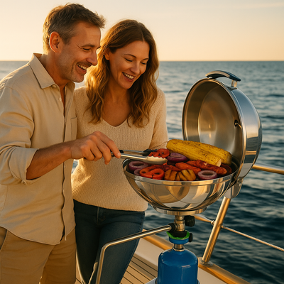 Magma Marine Kettle Gas Grill BBQ Original Size 38cm