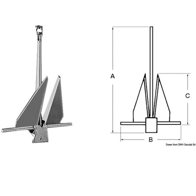 Danforth Style Anchor