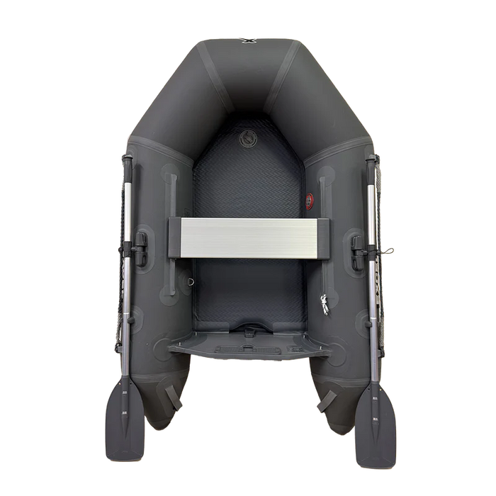 Excel Ventura Lightweight Inflatable Dinghy with Air Deck in Dark Grey