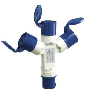 16Amp Mains 3 Way Splitter