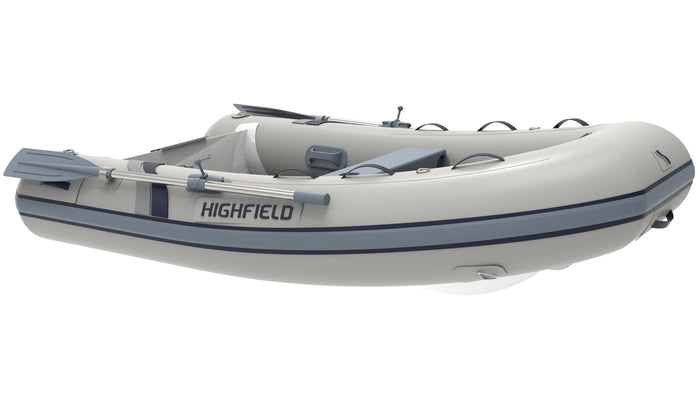 Highfield Ultralite 260 Tender Hypalon in Light Grey