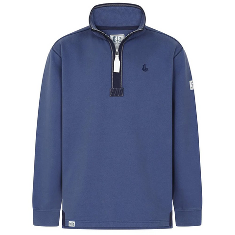 1/4 Zip Plain Men's Sweatshirt