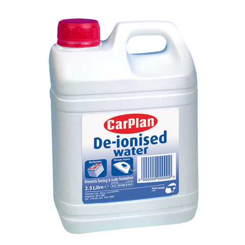 De-ionised Water 2.5ltrs