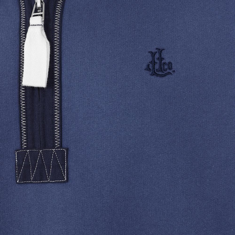 1/4 Zip Plain Men's Sweatshirt