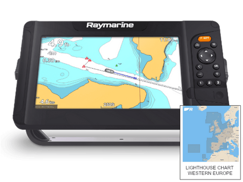 Raymarine Element 12S With Lighthouse Charts of Northern Europe