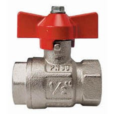 Aquafax Tee Ball Valve Female - Female