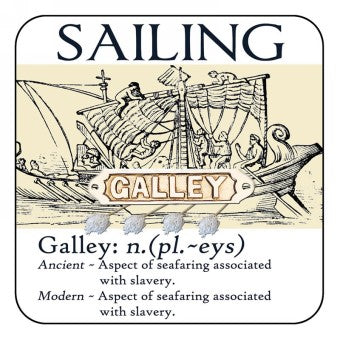 Nauticalia Salty Sayings Drinks Coaster ' Galley .. 3392