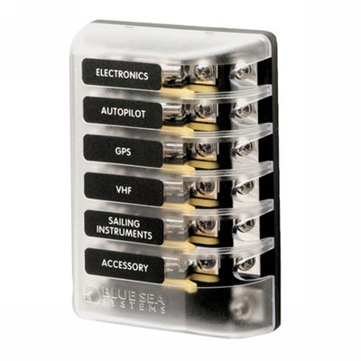 Blue Sea Systems ST Glass Fuse Block