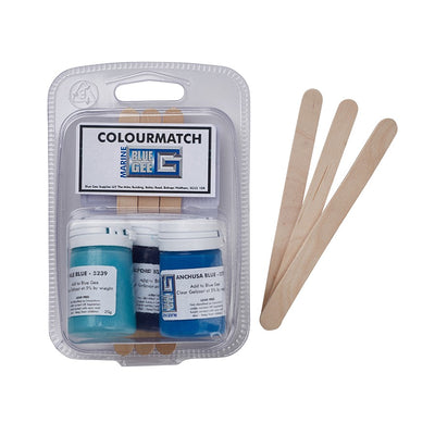Blue Gee Colourmatch Pigment - Blue (Pack of 3 x 20g)