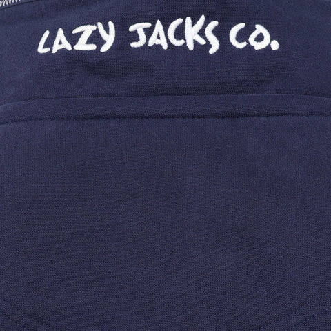 Lazy Jacks Mens Classic 1-4 Zip Plain Sweatshirt