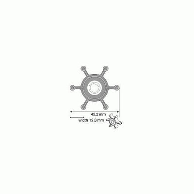 Aquafax Impeller Nitrile F3B-19