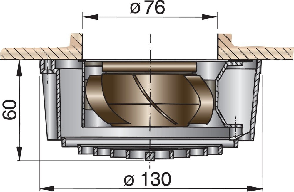 Elektrolüfter Vetus Typ Fan 24DC | Hattink Thermo Parts