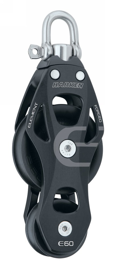 Harken 60mm Element Block - Single Fiddle Swivel