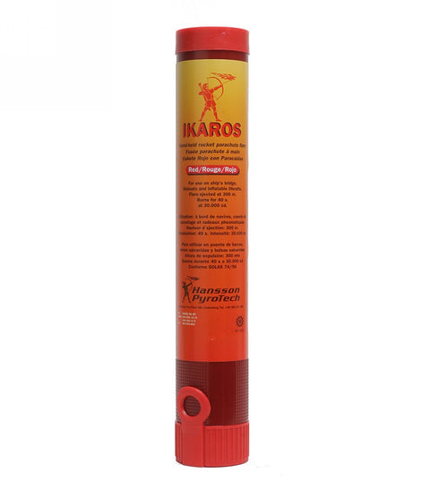 Ikaros Red Parachute rocket