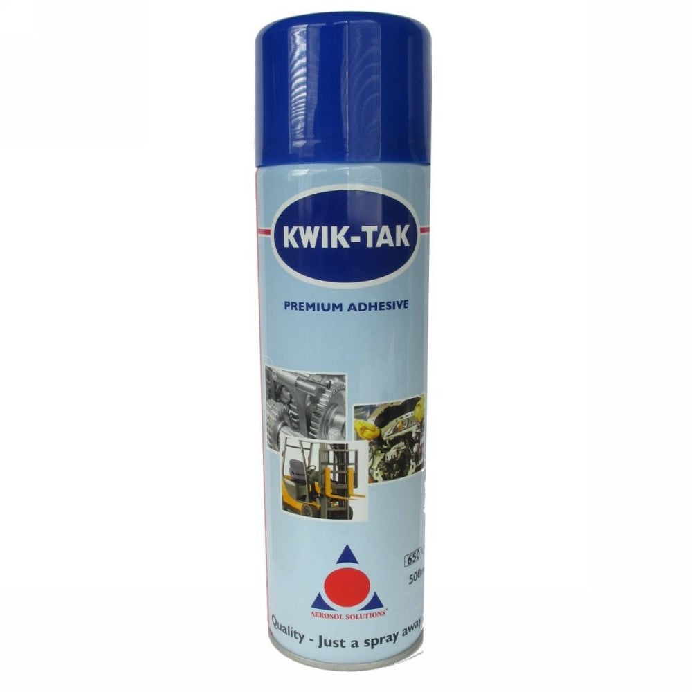 Kwik Tak Premium Adhesive Spray 500ml Fox's Chandlery