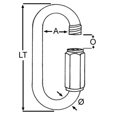 Maillon Stainless Steel Rapide Quick Link