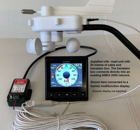 Nasa NMEA2000 Compliant Mast Head Sensor and NMEA Translator Unit