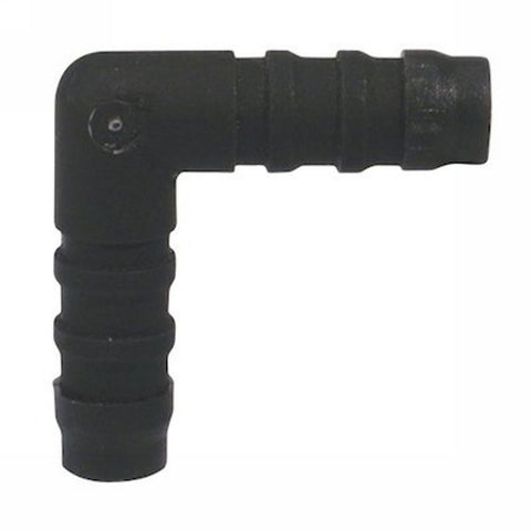 Plastic Elbow Hose Connector 90 Degree - 3-8"