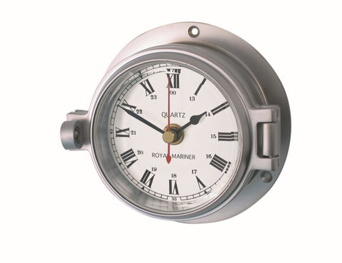 RoyalMarinerQuartzClock3inchmattchrome1000