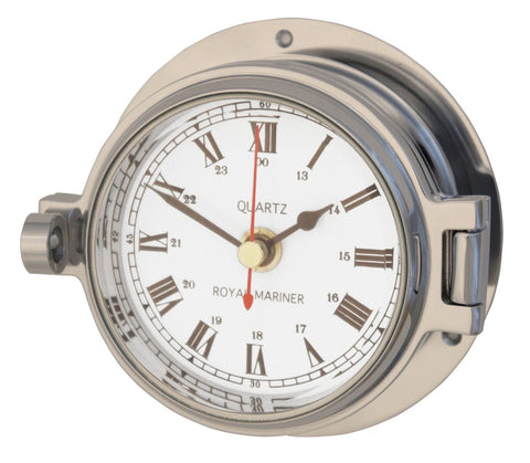 RoyalMarinerpolishedchrome3inchclockchannelrange200018048