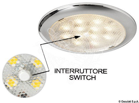 Procyon 12  LED Interior Ceiling  Light Stainless Steel