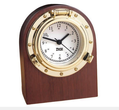 Weems and Plath Porthole Desk Clock