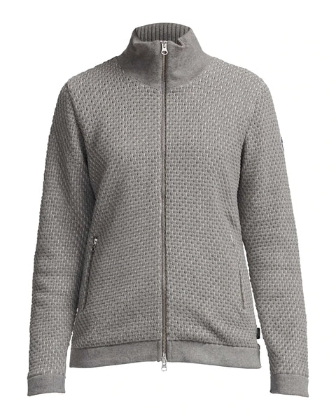 Holebrook Womens Bobble Fullzip Windproof Knitted Sweater