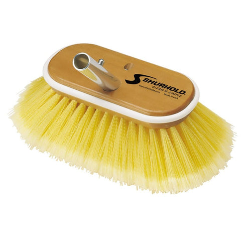 Shurhold 6inch (15cm) Medium Deck Brush - Yellow