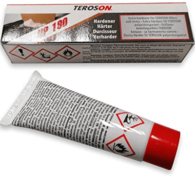 Teroson (Formerly Plastic Padding) Hardener for PolyesterFillers and Resins 16g tube