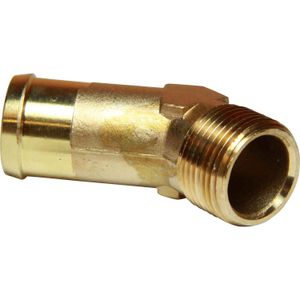 45 degree hose connector 3/4"BSP -25mm tail
