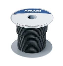 Ancor Tinned Copper Wire, 10 AWG (5mm²), Black sold per metre