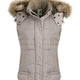 Weird Fish Sabine Arctic Padded Gilet Sand Dune