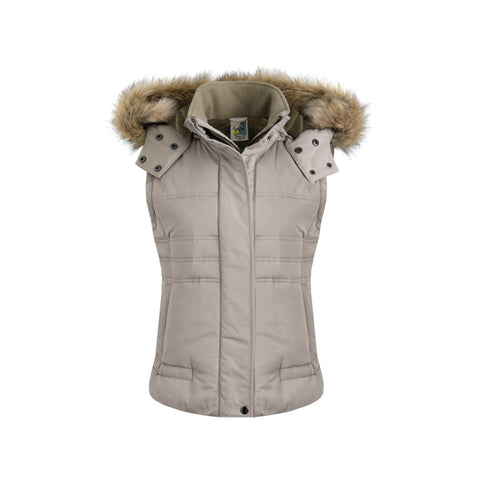 Weird Fish Sabine Arctic Padded Gilet Sand Dune