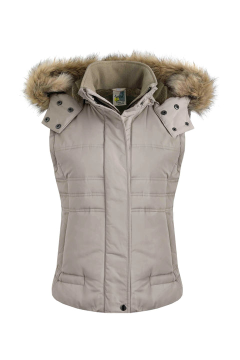 Weird Fish Sabine Arctic Padded Gilet Sand Dune