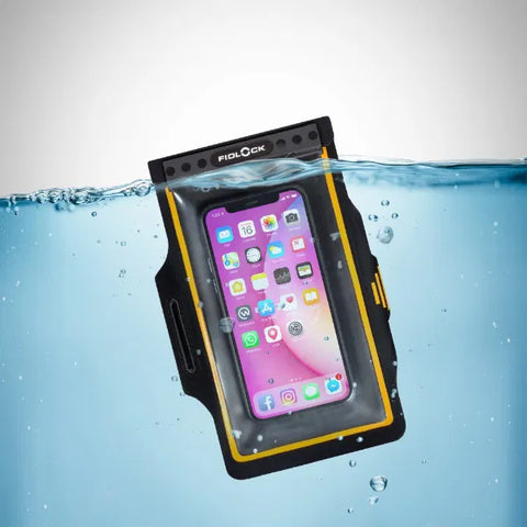 Fidlock Hermetic Armband, Transparent w/ Black Back