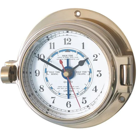 Channel Range Tide Clock – Brass