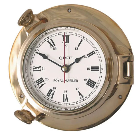 Royal Mariner 6" Porthole clock