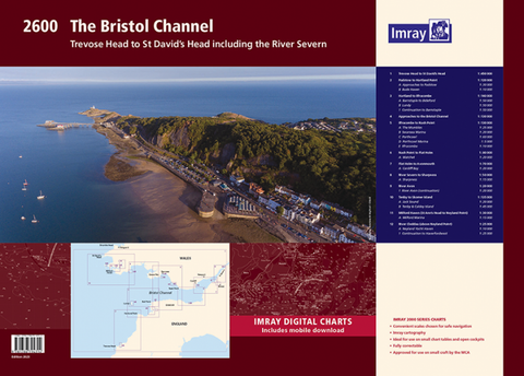 Imray Chart 2600 Bristol Channel Chart Pack