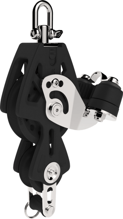 Lewmar 50mm Synchro Block Single With Fiddle, Becket and Cleat