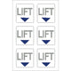 Lift, Hoist , Sling Here Sticker