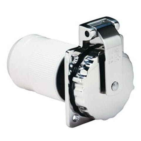 Marinco Inlet, 32A 230V, Stainless Steel