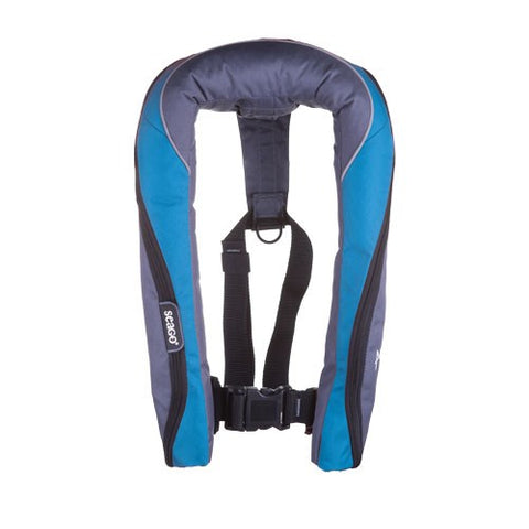 Seago Active Lifejacket 190N Auto with Harness Point 190-Blue Auto Harness