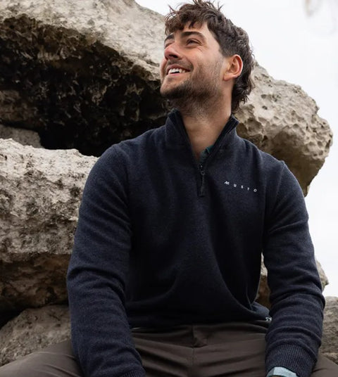 Men's Evo Windproof Knit Jumper