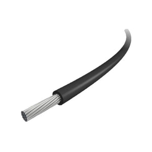 1 Core Tinned Cable  Black 12 AWG