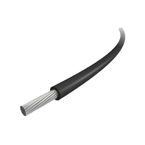 1 Core Tinned Cable  Black 12 AWG