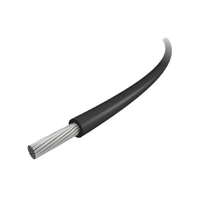 1 Core Tinned Cable  Black 12 AWG