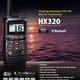 Standard Horizon HX320E, 6W Floating Handheld VHF Radio