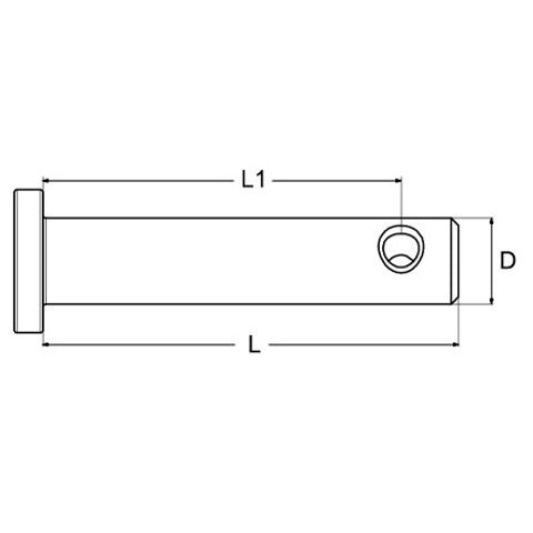 A4 Stainless Clevis Pin