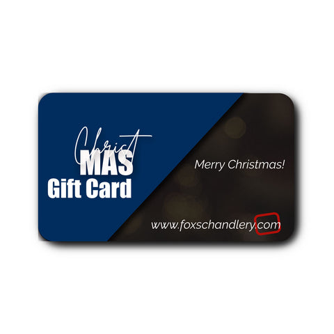 Fox's Chandlery Christmas Gift Card