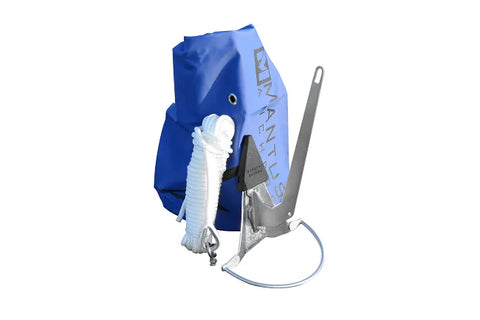 Mantus M1 2.5lbs (1.13kg) Stainless Steel Dinghy Anchor Kit